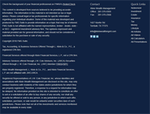 Tablet Screenshot of kleinwealthmgmt.com